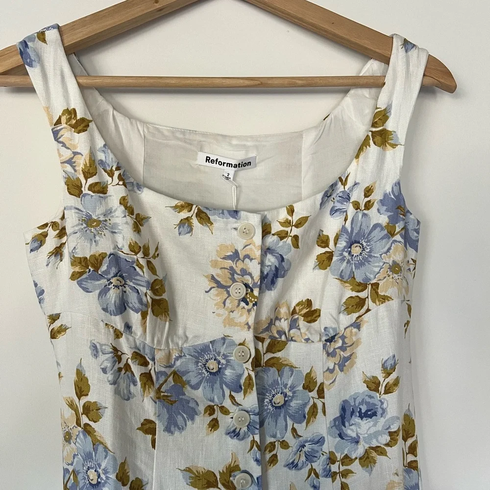 Reformation 100% linen Louisa midi dress! - Picture 5 of 10
